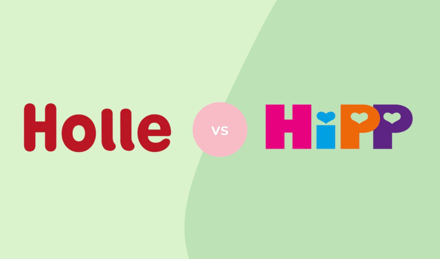 Holle VS HiPP baby formula - main pic