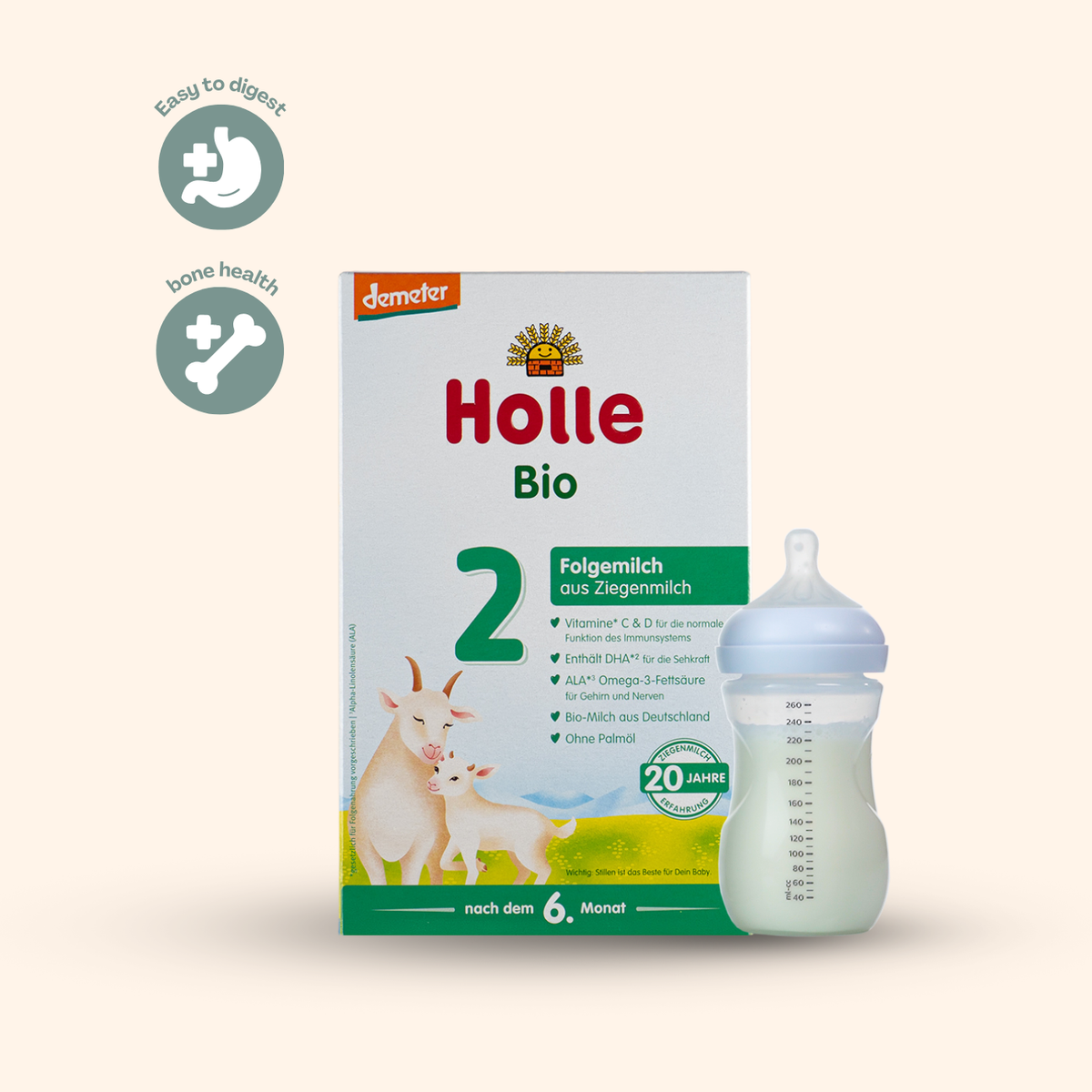 Holle Goat Stage 2 Organic Baby Formula (400g)