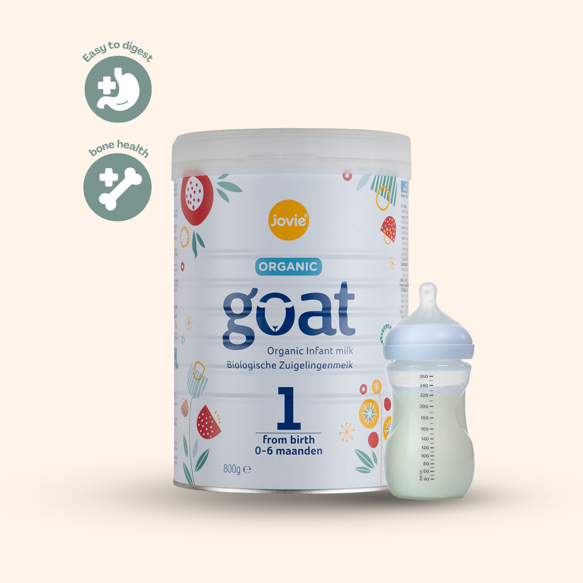 Jovie Goat Milk Stage 1 Organic Baby Formula (800g)