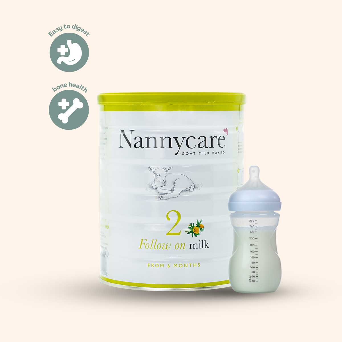 Nannycare Stage 2 Goat Milk Formula (900g)