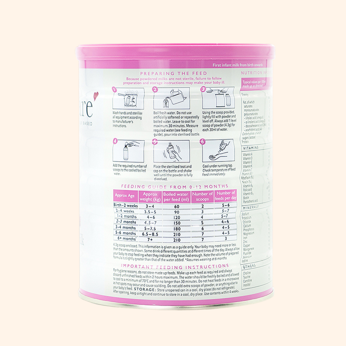 Nannycare Stage 1 Goat Milk Formula (900g)