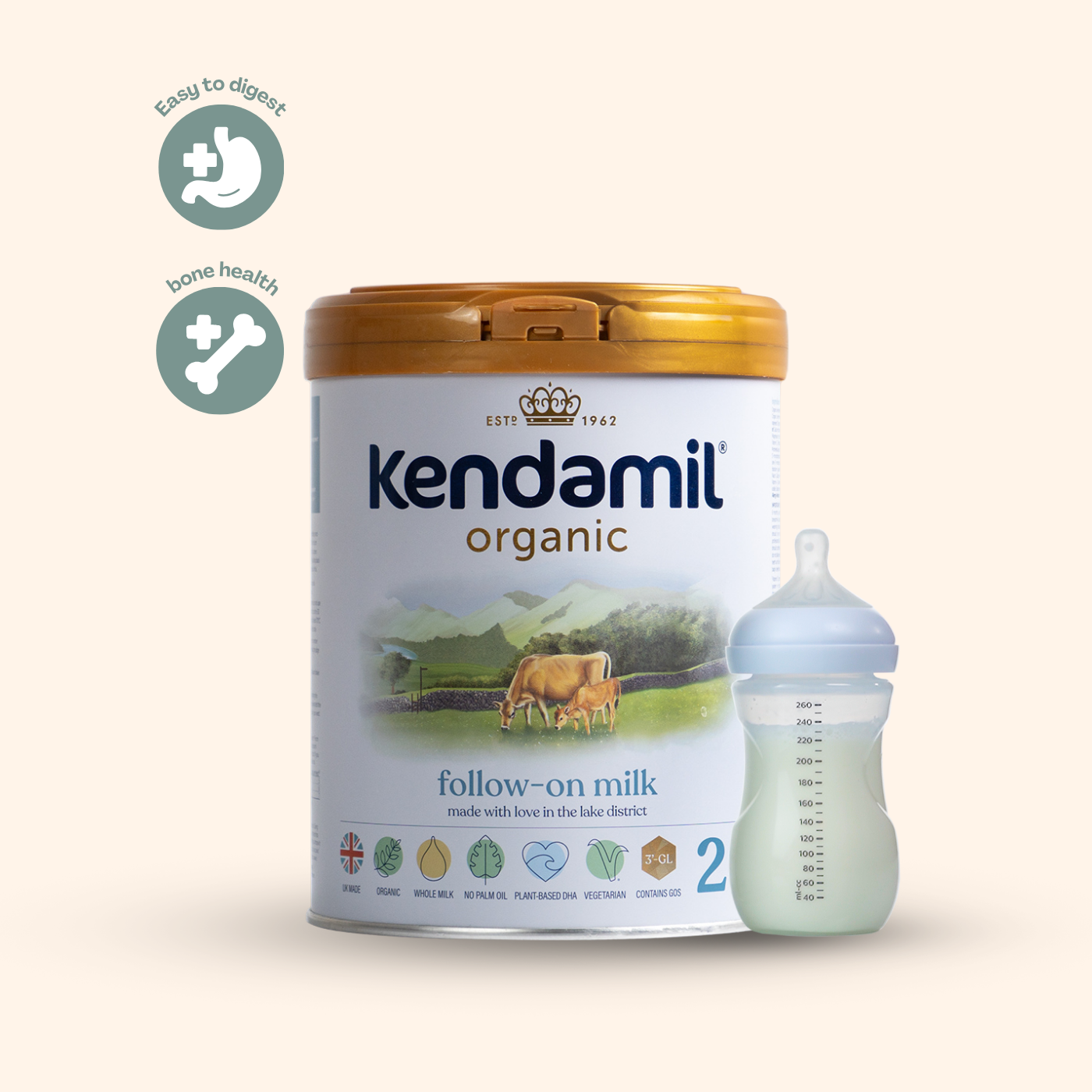 Kendamil Stage 2 Organic Baby Formula (6-12 Months) - Organic Kendamil Stage 2 Organic Baby Formula (6-12 Months) - Organic