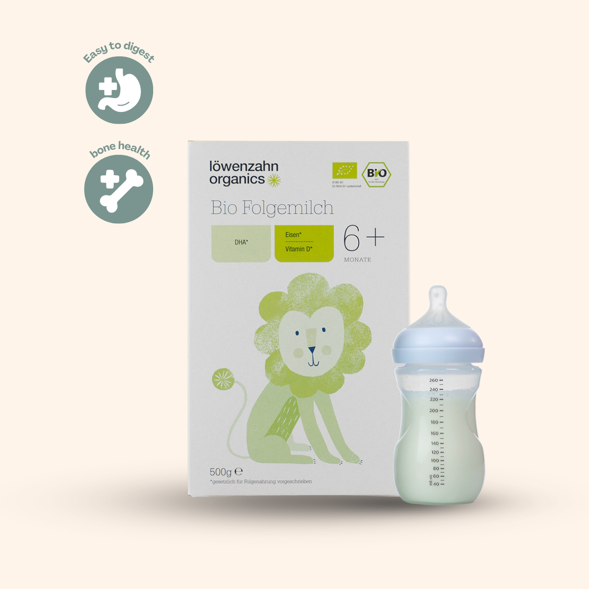 Löwenzahn Stage 2 Organic Infant Formula (500g)