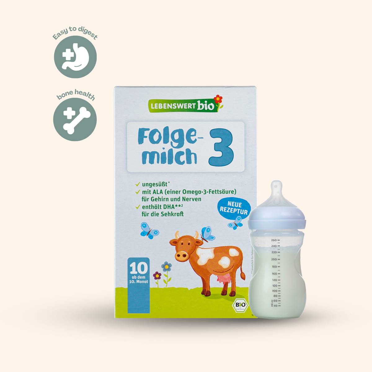 Lebenswert Formula Stage 3 Organic Baby Milk (500g)