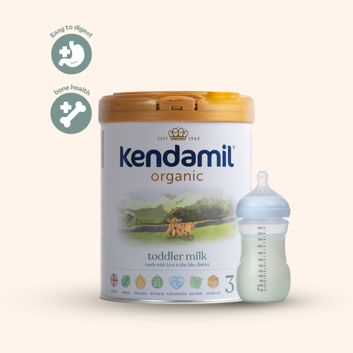 Kendamil Stage 3 Organic Toddler Formula (800g)